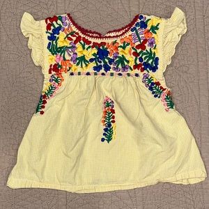 Six Honeybees Yellow Girls Top